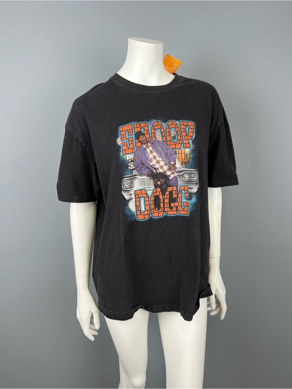 Black Short Sleeve Graphic Tee featuring Iconic Hip-Hop Design